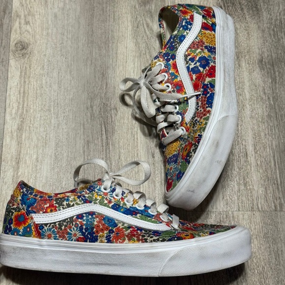 Vans Shoes - Vans Liberty Fabrics x Old Skool Patchwork Floral - Multi' 7.5 mens womens 9
